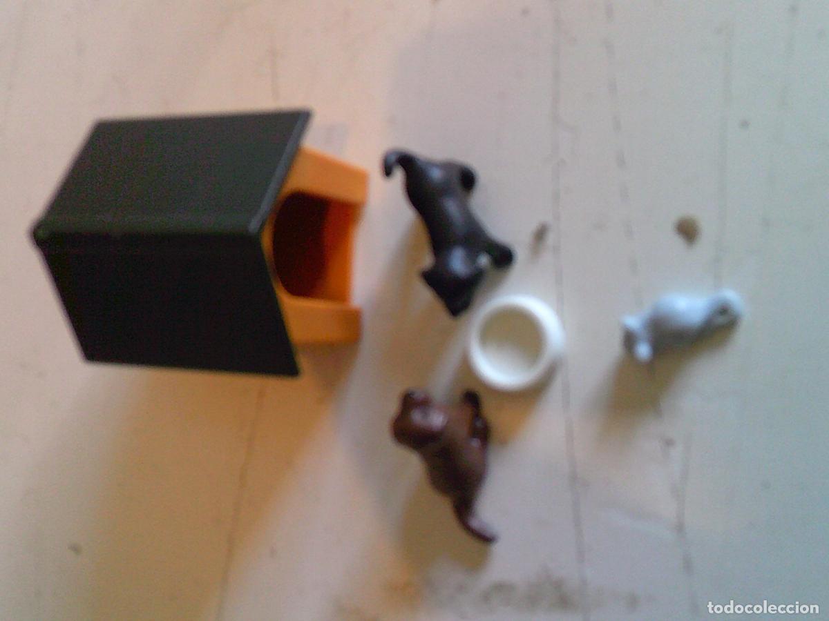 Playmobil: Piezas Playmobil Caseta perros y rata y comedero