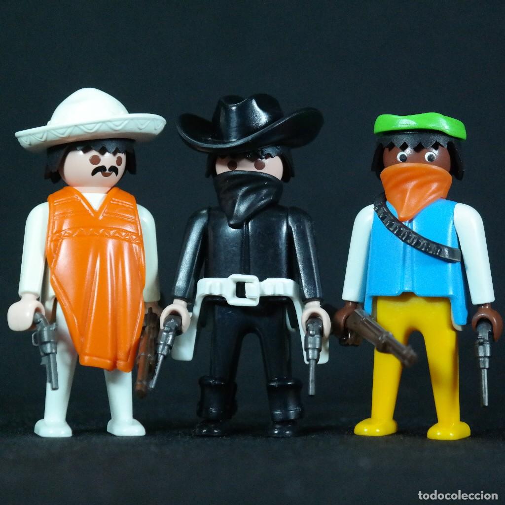 Playmobil: Playmobil tres vaqueros ☼