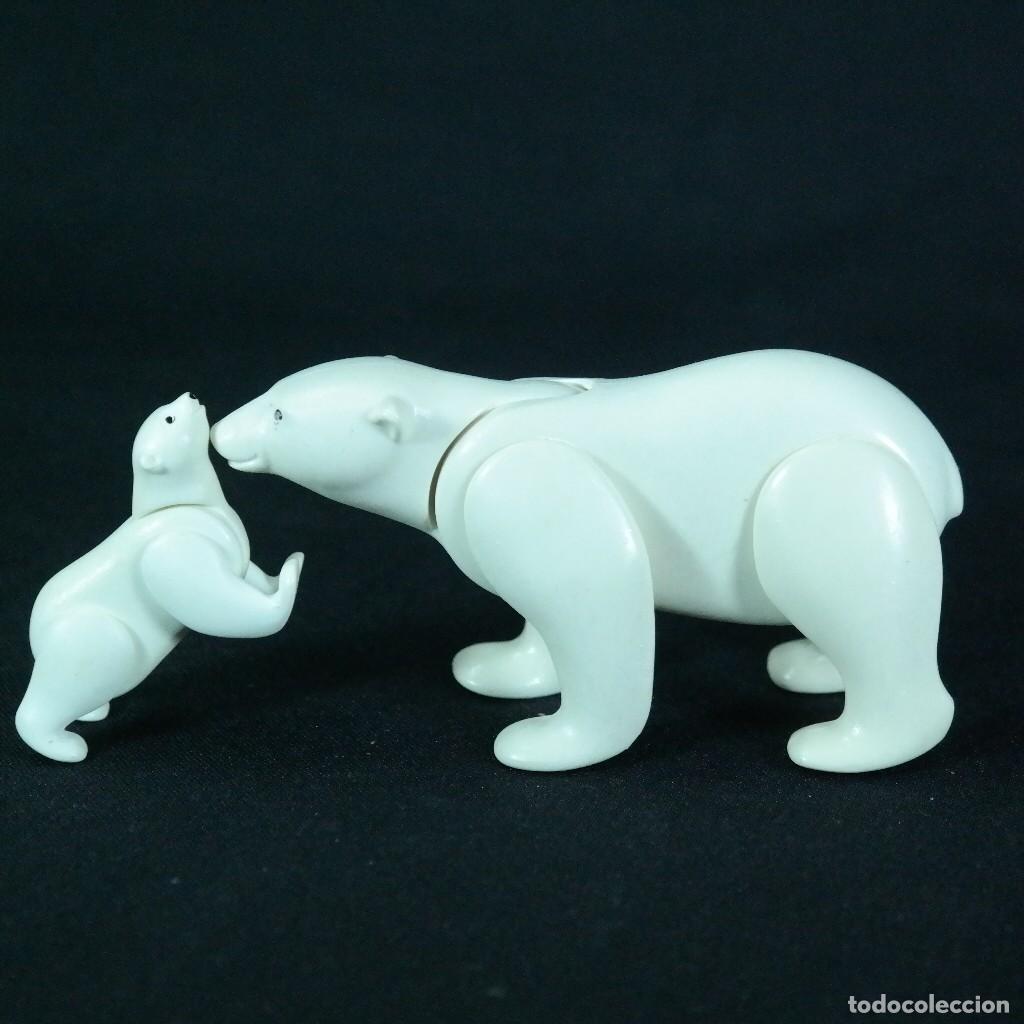 Playmobil: Playmobil oso blanco con cria ☼