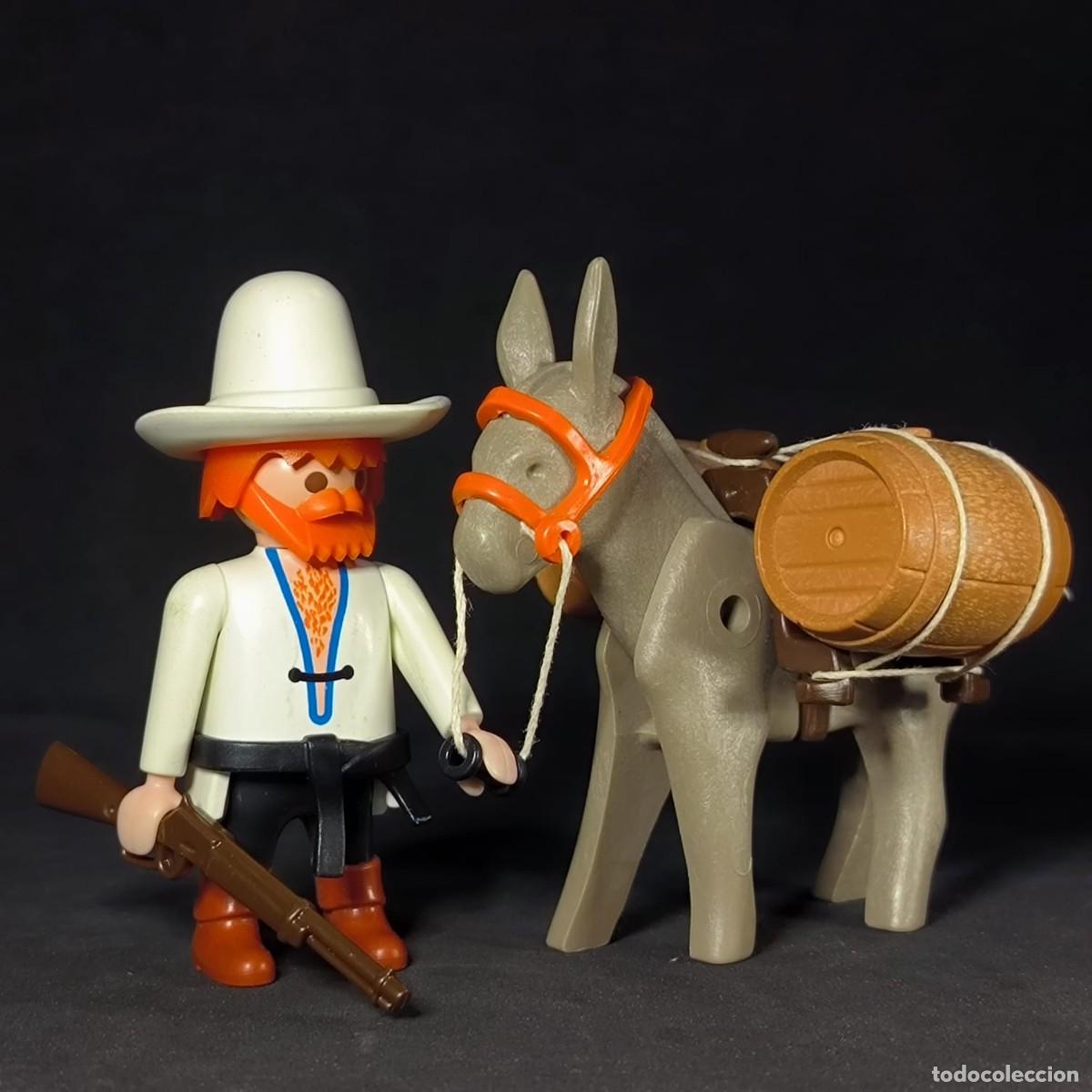Playmobil: Playmobil granjero con burro ☼