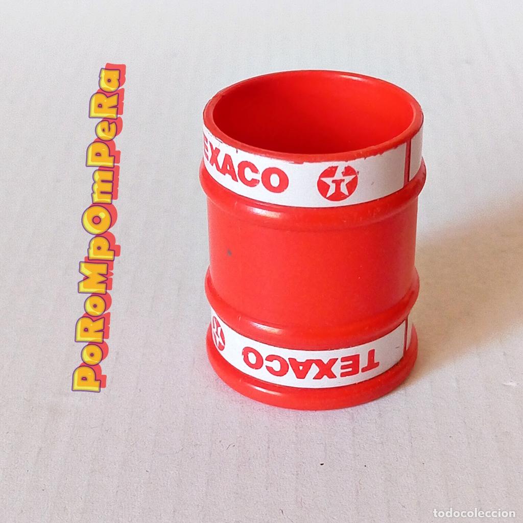 Playmobil: PLAYMOBIL BARRIL ROJO GASOLINA TEXACO SIN TAPA HELIC&Oacute;PTERO RESCATE 3789 T7