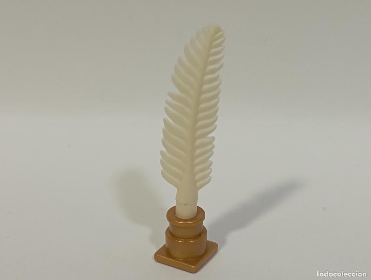 Playmobil: PLAYMOBIL PLUMA DE ESCRIBIR CON TINTERO MEDIEVAL CASTILLO