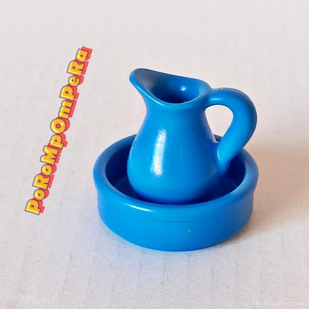 Playmobil: PLAYMOBIL AGUAMANIL AZUL CON PLATO REDONDO 4145 5763 JARRA AGUA T7