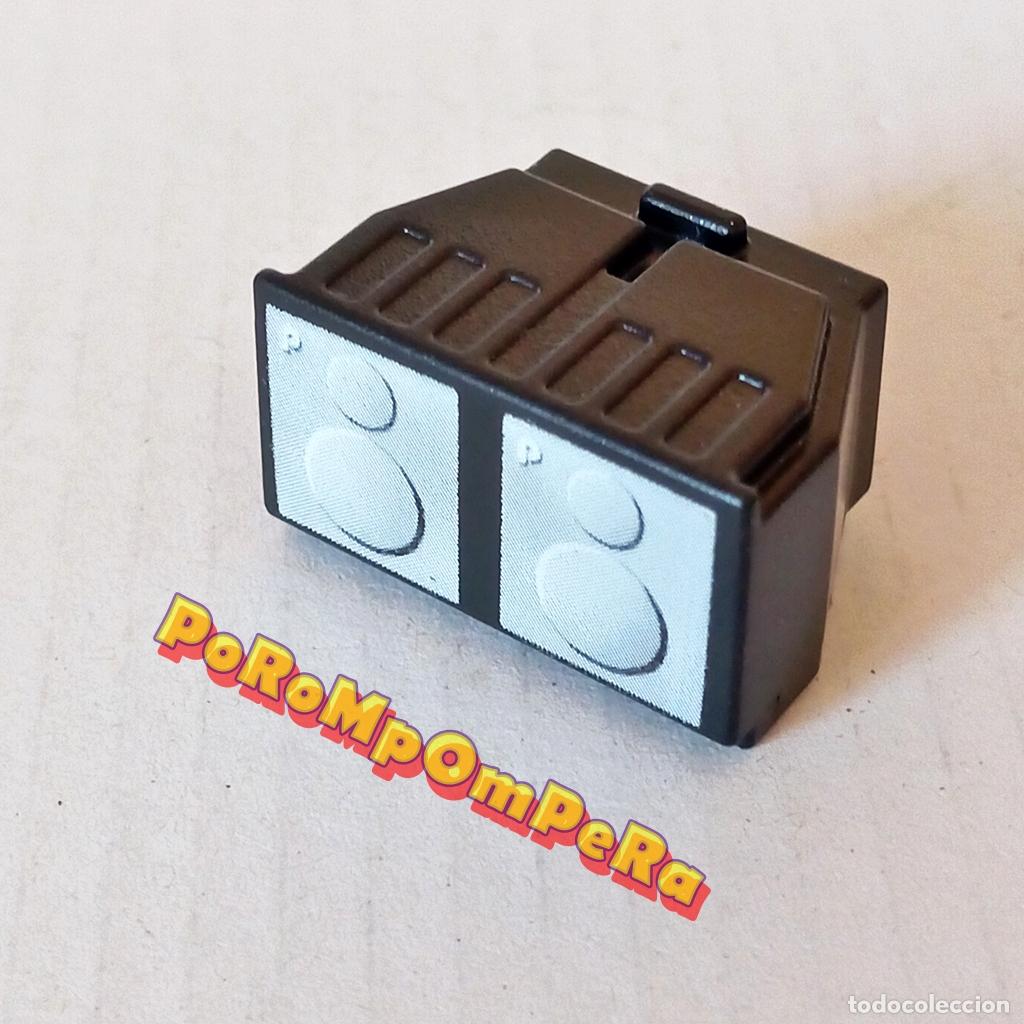 Playmobil: PLAYMOBIL ALTAVOZ NEGRO EQUIPO DE M&Uacute;SICA 3230 3966 ALTAVOCES T7