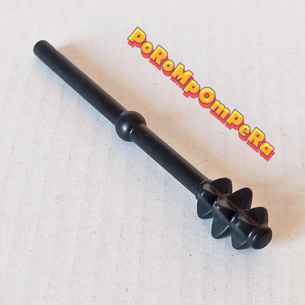 Playmobil: PLAYMOBIL PROYECTIL NEGRO PINCHOS 4865 4866 487X 4933 5168 5390 MAZA CA&Ntilde;&Oacute;N MEDIEVAL T7