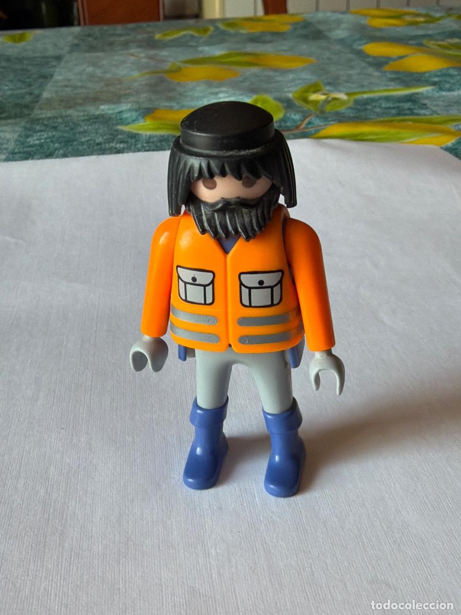 Playmobil: Figura mu&ntilde;eco obrero mec&aacute;nico Hombre Playmobil Complemento Accesorio