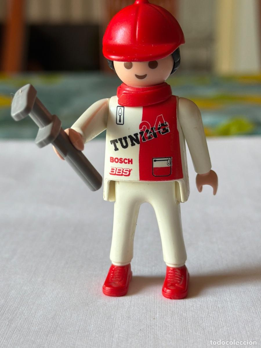 Playmobil: Figura mu&ntilde;eco obrero mec&aacute;nico Hombre Playmobil Complemento Accesorio