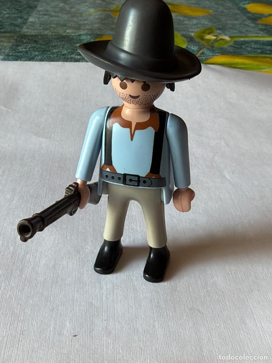 Playmobil: Playmobil vaquero figura oeste Pistolero Cowboy Mu&ntilde;eco Figura