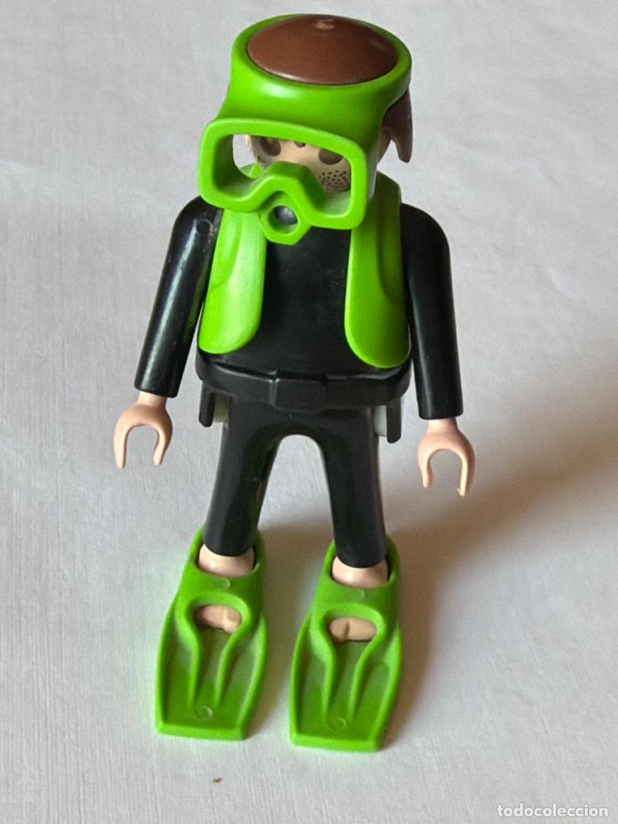 Playmobil: Buzo Submarinista Playmobil Mu&ntilde;eco Figura