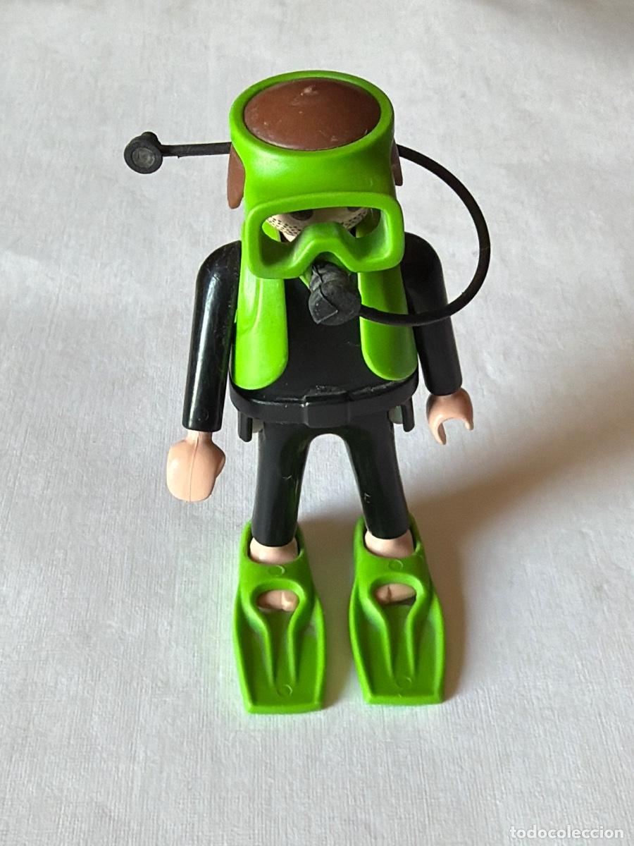 Playmobil: Buzo Submarinista Playmobil Mu&ntilde;eco Figura