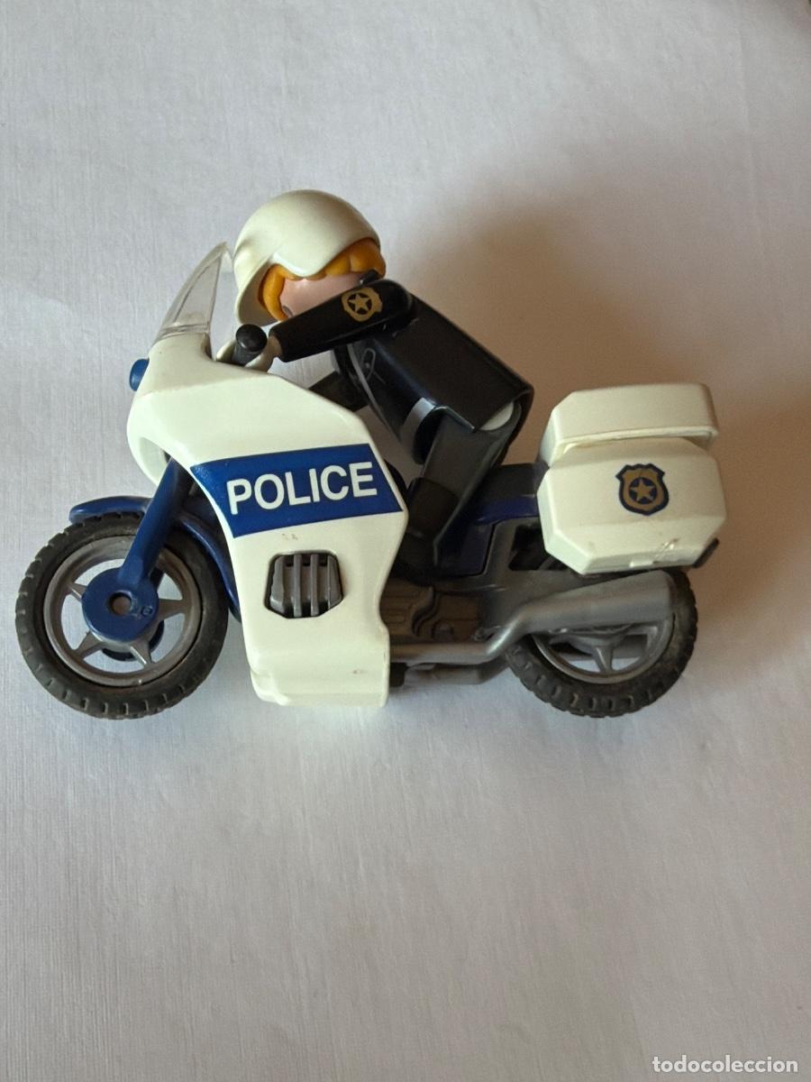 Playmobil: Polic&iacute;a moto Playmobil Mu&ntilde;eco Figura