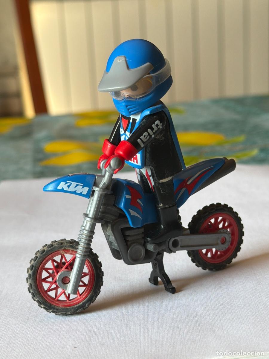 Playmobil: Motocross moto Playmobil Mu&ntilde;eco Figura