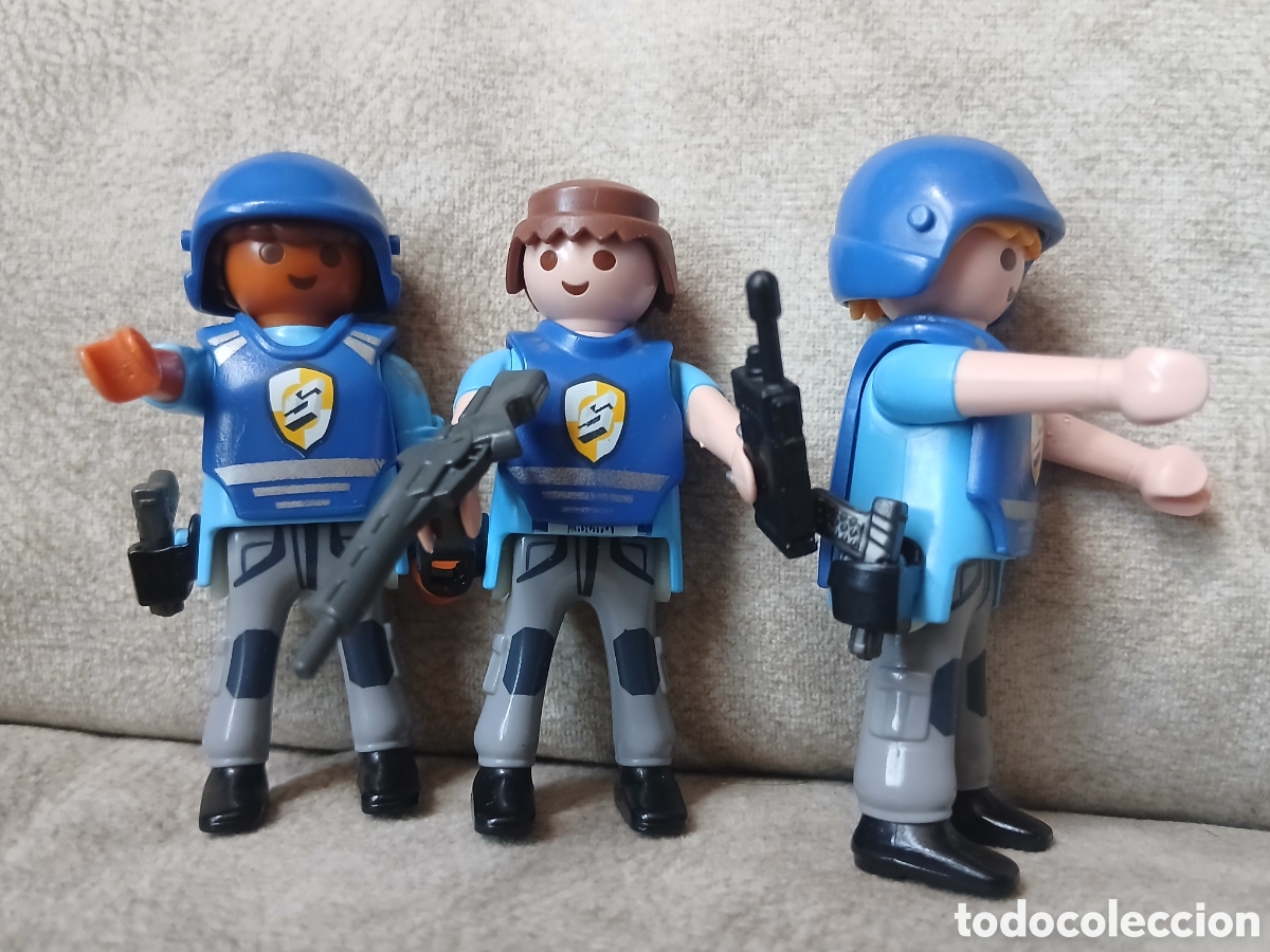 Playmobil: 3 Figuras Polic&iacute;a Swat - Foto 2