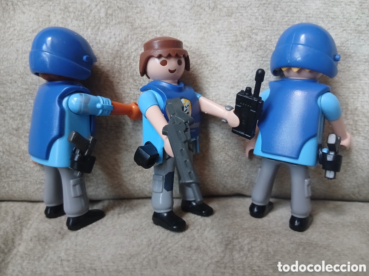 Playmobil: 3 Figuras Polic&iacute;a Swat - Foto 3