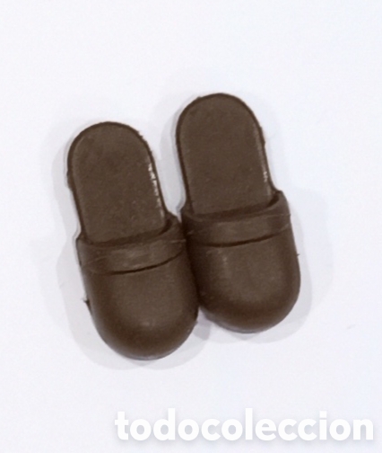 Playmobil: Playmobil zapatos zapatillas marr&oacute;n oscuro marrones
