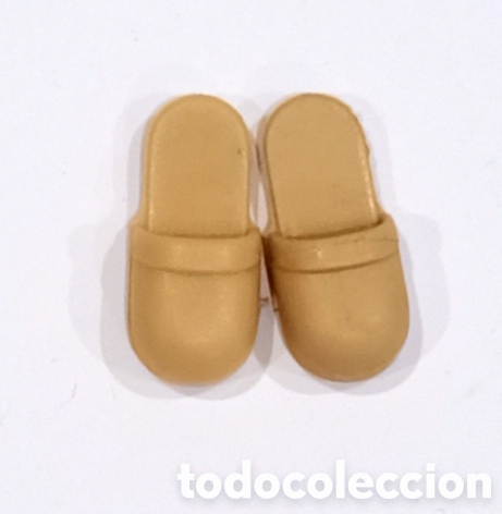 Playmobil: Playmobil zapatos zapatillas marr&oacute;n claro marrones