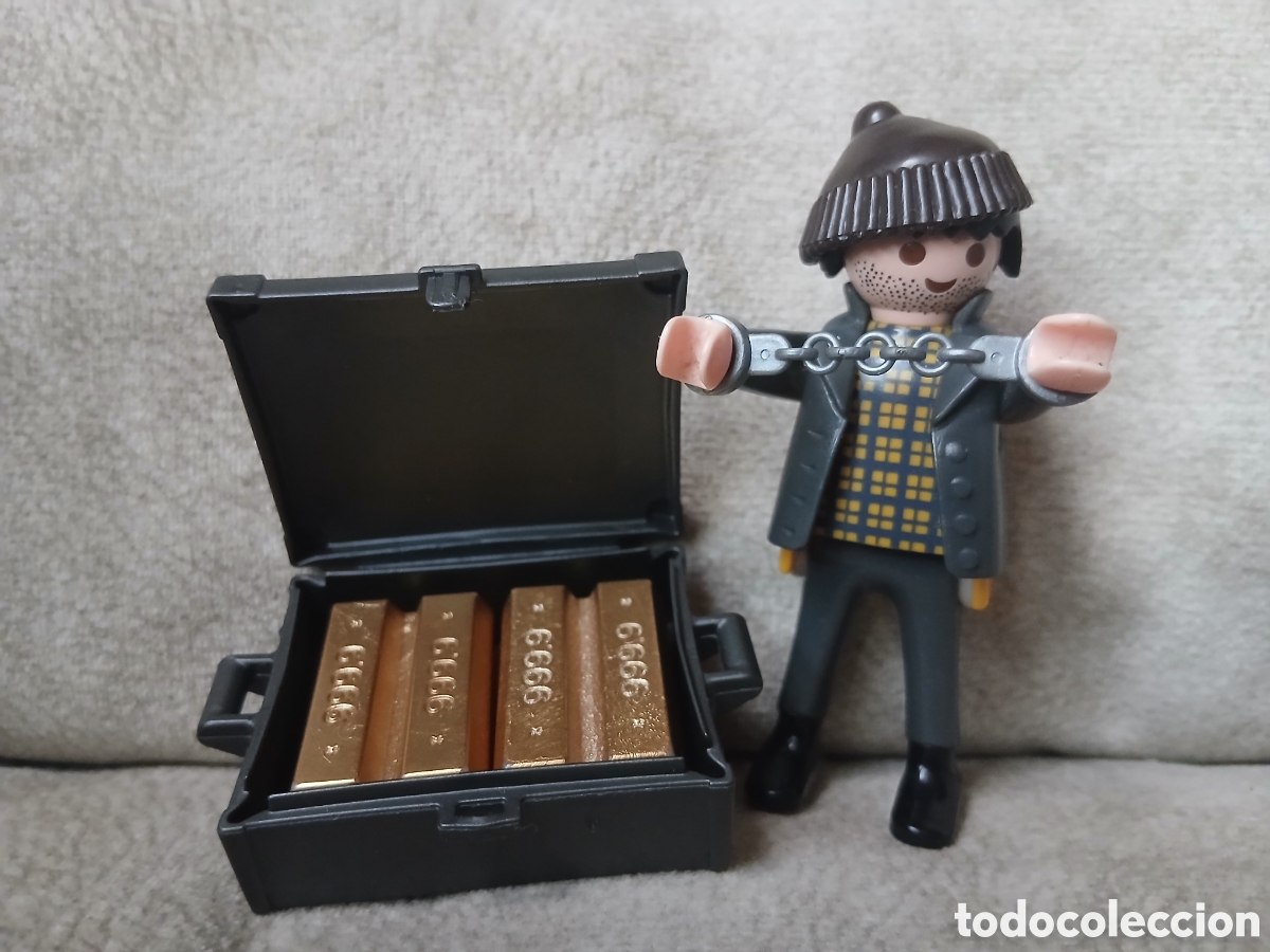 Playmobil: Figura Playmobil Ladr&oacute;n/Delincuente