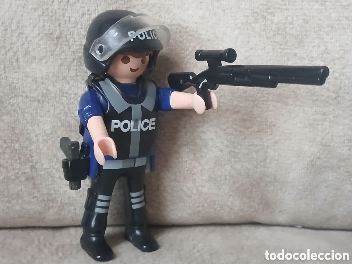 Playmobil: Figura Playmobil Polic&iacute;a Swat