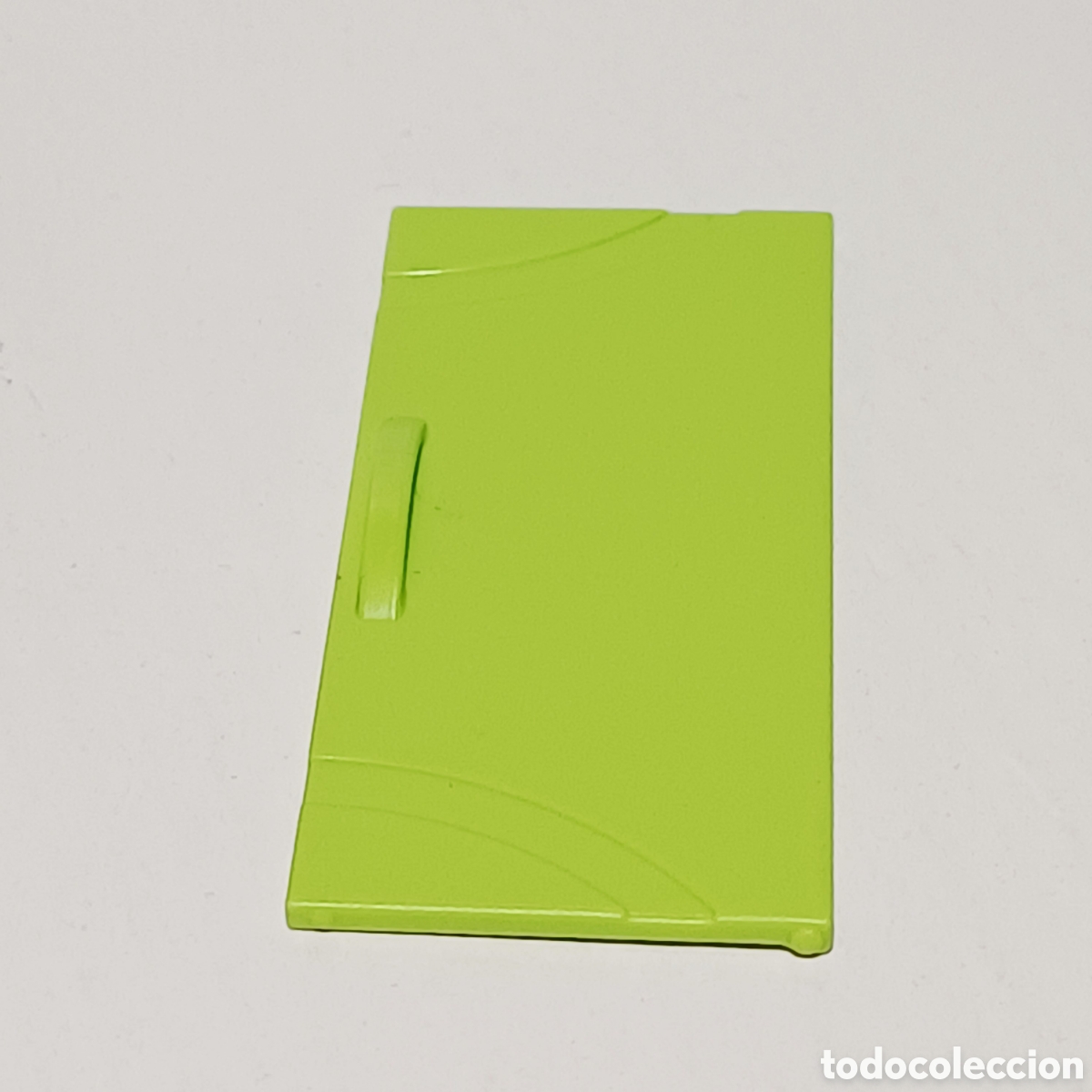 Playmobil: Pieza playmobil tapa arcon puerta amario mueble verde,5 x 3,5 cm