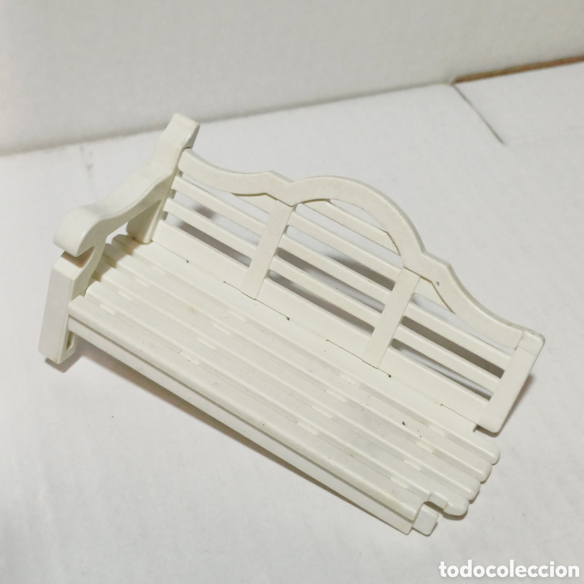 Playmobil: Pieza playmobil banco blanco asiento victoriano city ciudad parque ref 5323 incompleto