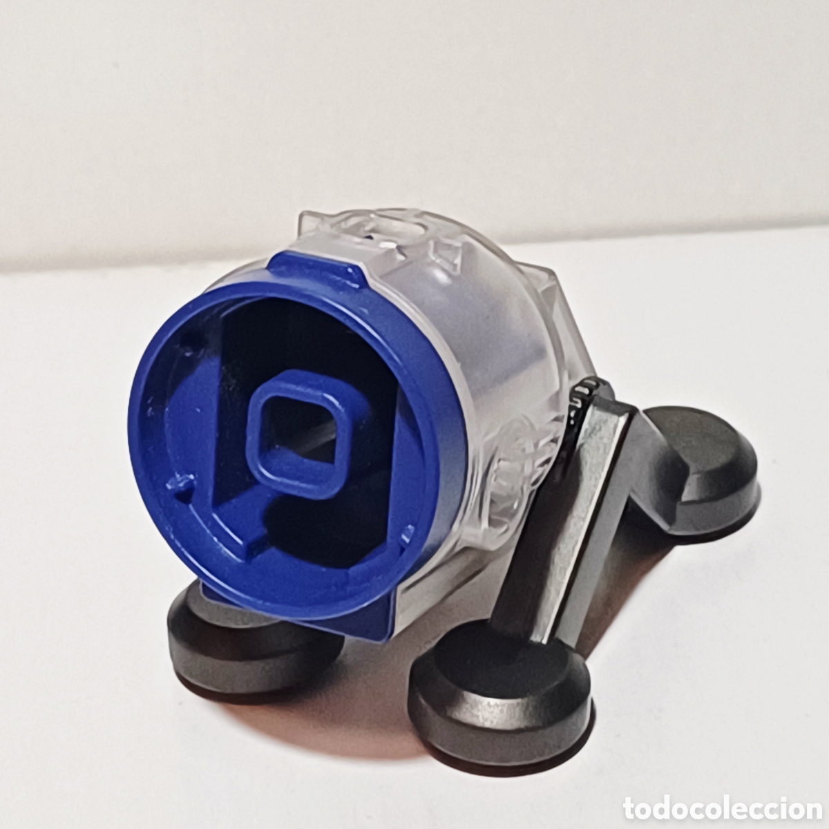 Playmobil: Pieza playmobil ca&ntilde;on robot future space translucido azul