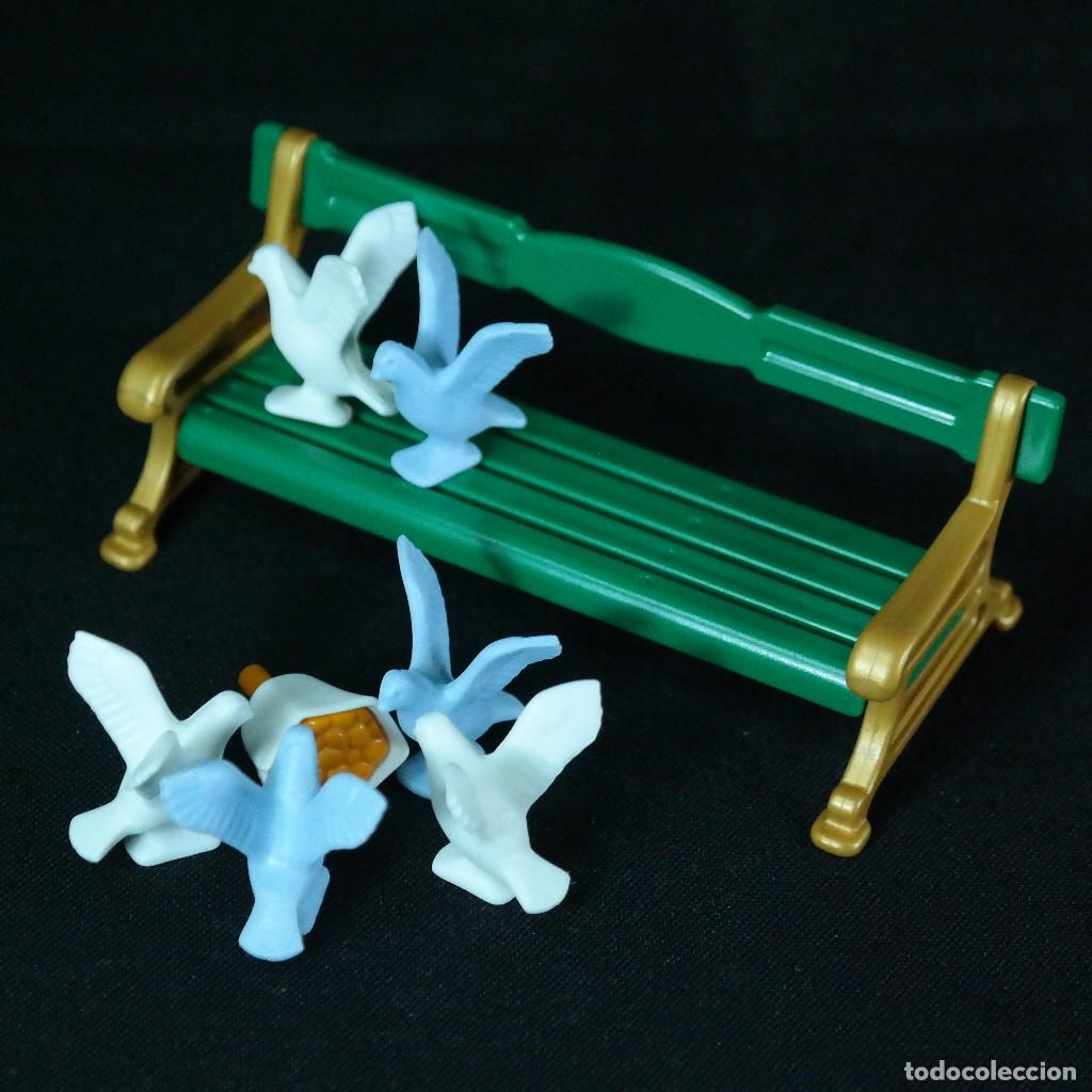 Playmobil: Playmobil banco con palomas ☼