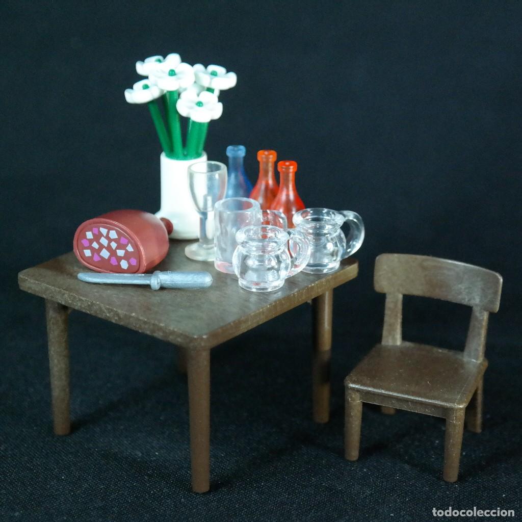 Playmobil: Playmobil mesa con fiambre y botellas ☼
