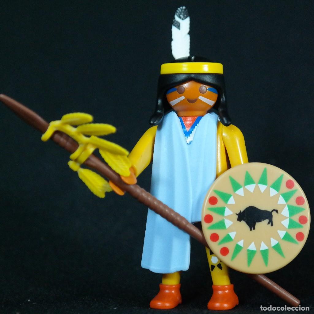 Playmobil: Playmobil indio con lanza y escudo ☼