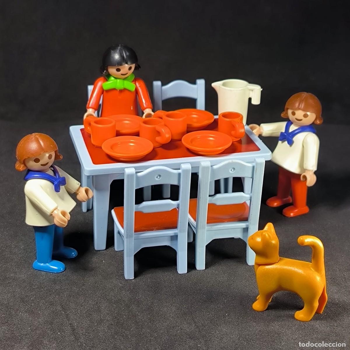 Playmobil: Playmobil mesa con con ni&ntilde;as ☼