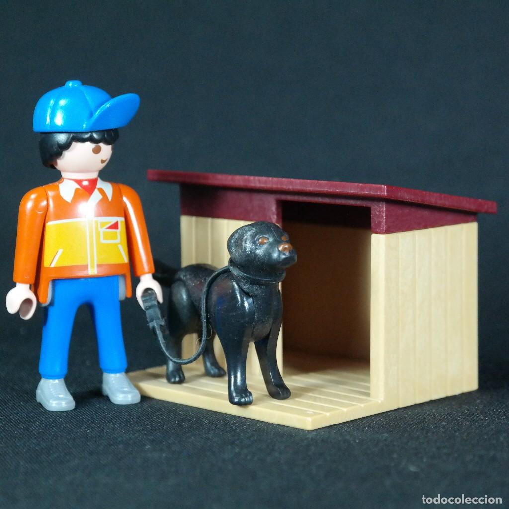 Playmobil: Playmobil casita de perro con perro y figura ☼