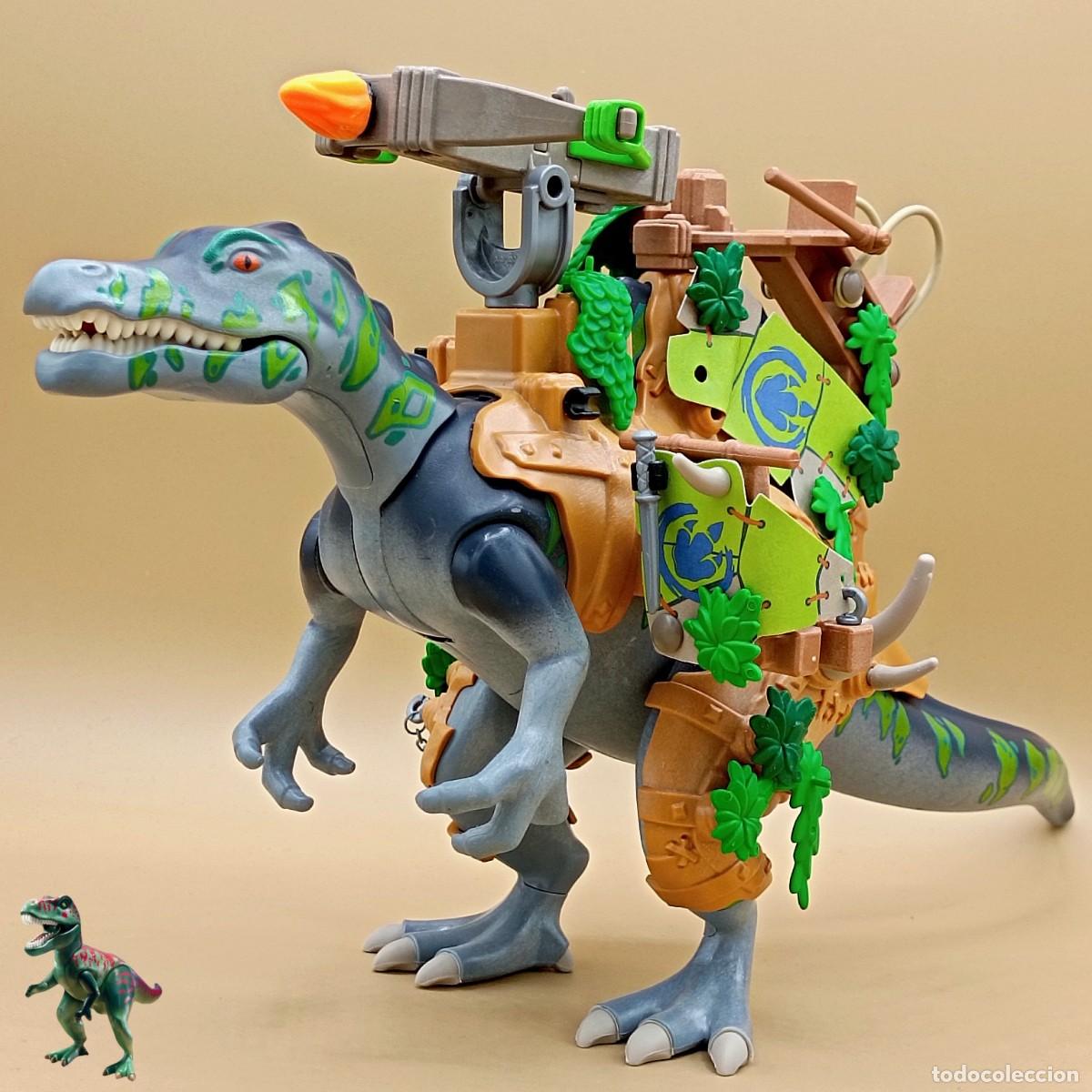 Playmobil: Playmobil espinosaurio spinosaurus dinosaurio gigante grande armadura parque jurasico prehistorico