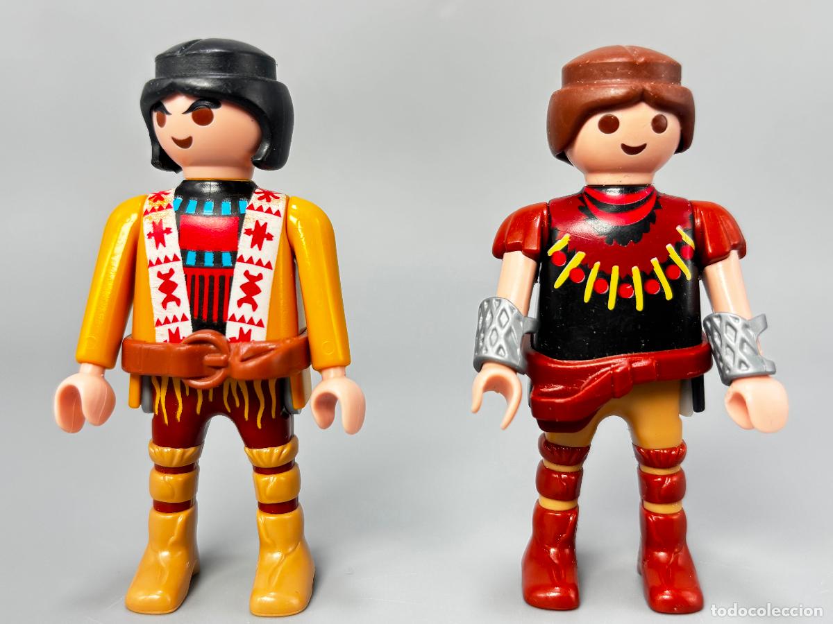 Playmobil: Playmobil lote figura vikinga medieval indio