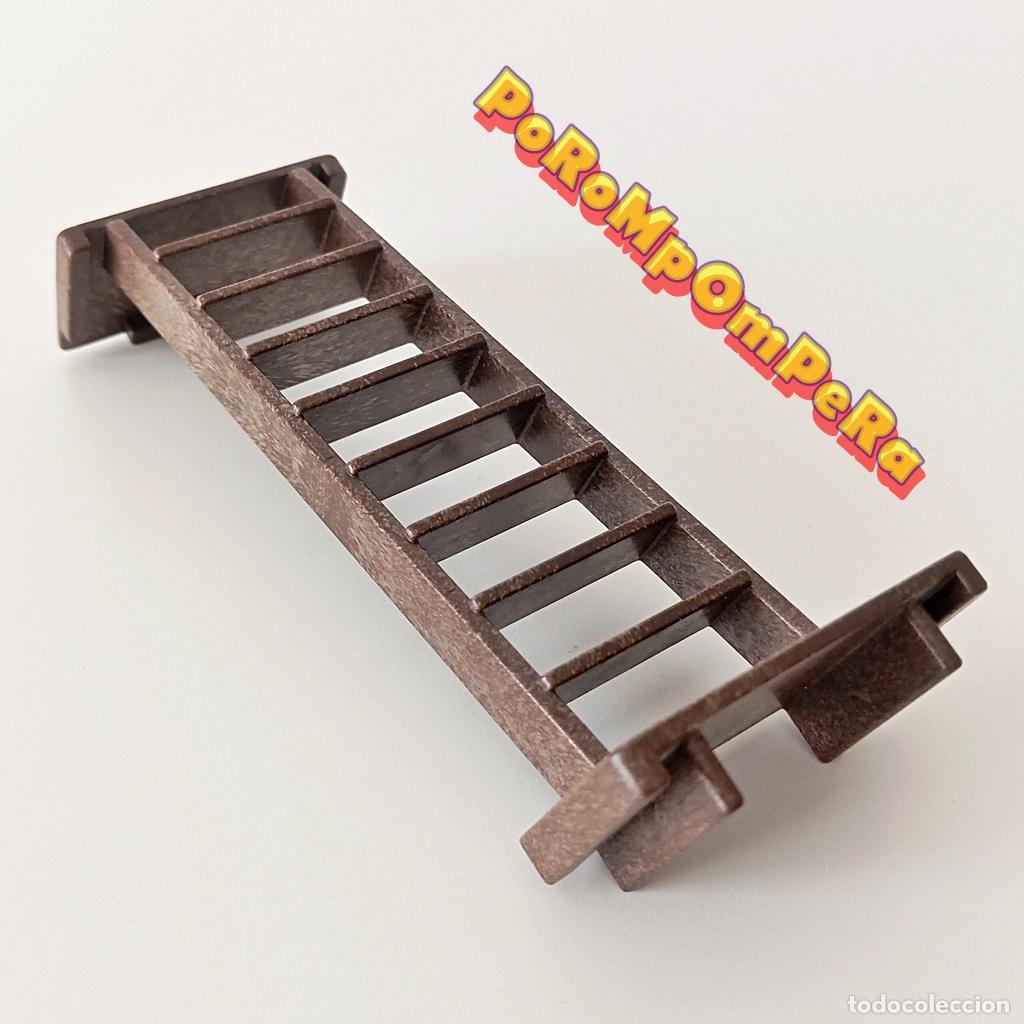 Playmobil: PLAYMOBIL ESCALERA SIMILAR 3423 3425 3426 3430 3431 3461 4431 ? HERRERO OFICINA SHERIFF SALOON CG6