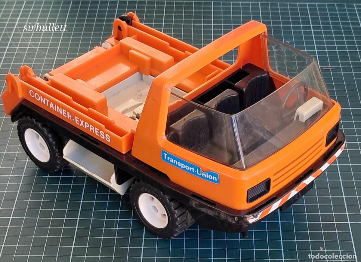 Playmobil: Veh&iacute;culo cami&oacute;n vintage cl&aacute;sico. Playmobil 3471. obras contenedor restauraci&oacute;n despiece