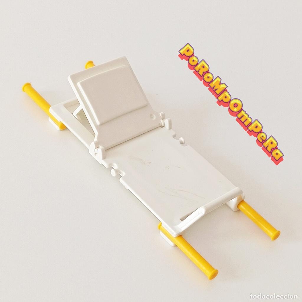 Playmobil: PLAYMOBIL CAMILLA BLANCA CON ASAS AMARILLAS AMBULANCIA HOSPITAL T8