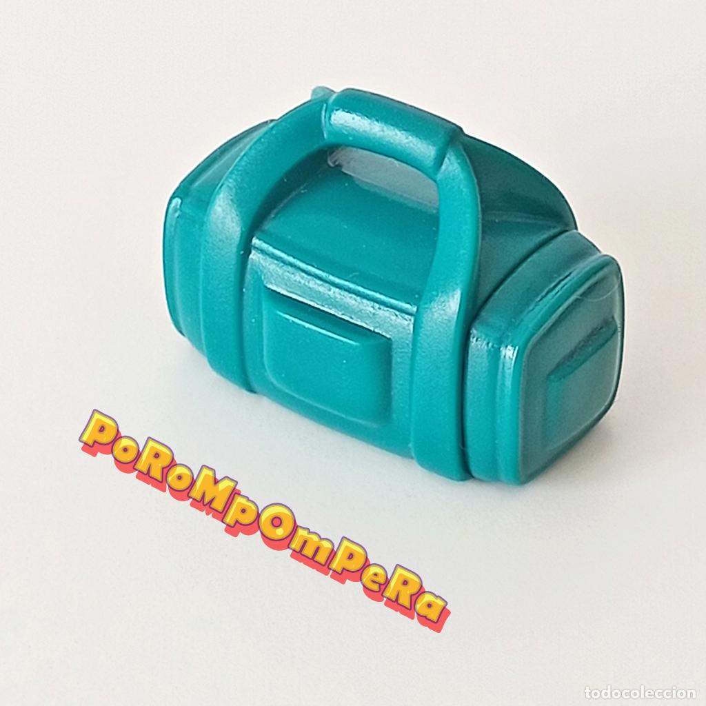 Playmobil: PLAYMOBIL BOLSA DEPORTIVA VERDE OSCURO 3171 3645 4315 5262 5272 5414 5965 MALETA VIAJE EQUIPAJE T8