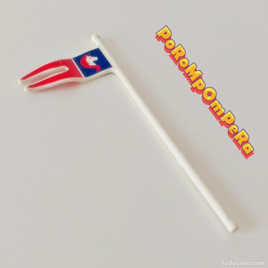 Playmobil: PLAYMOBIL ESTANDARTE CABALLERO MEDIEVAL 4333 M&Aacute;STIL BLANCO BANDERA CABALLERO MEDIEVAL UNICORNIO T8