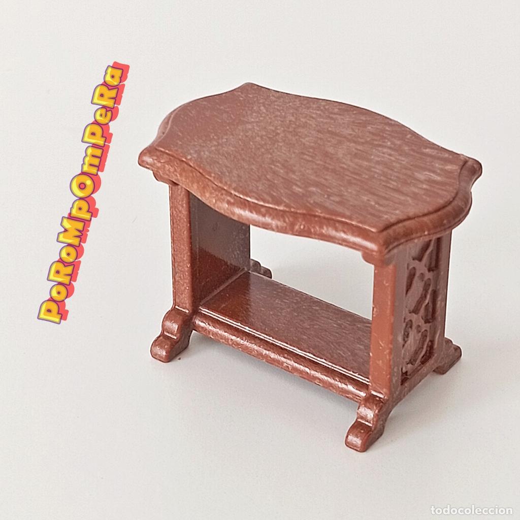 Playmobil: PLAYMOBIL MESA MARR&Oacute;N OSCURO ESTILO VICTORIANO MUEBLE MOBILIARIO - SET/S POR DETERMINART8