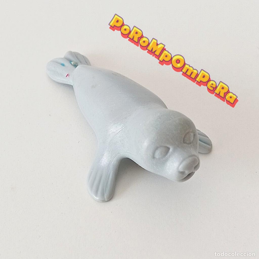 Playmobil: PLAYMOBIL CR&Iacute;A DE FOCA GRIS 4660 ? ANIMAL MARINO BEB&Eacute; ZOO T8