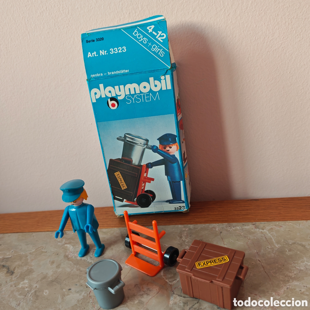 Playmobil: Playmobil 3323 operario de estaci&oacute;n, en caja