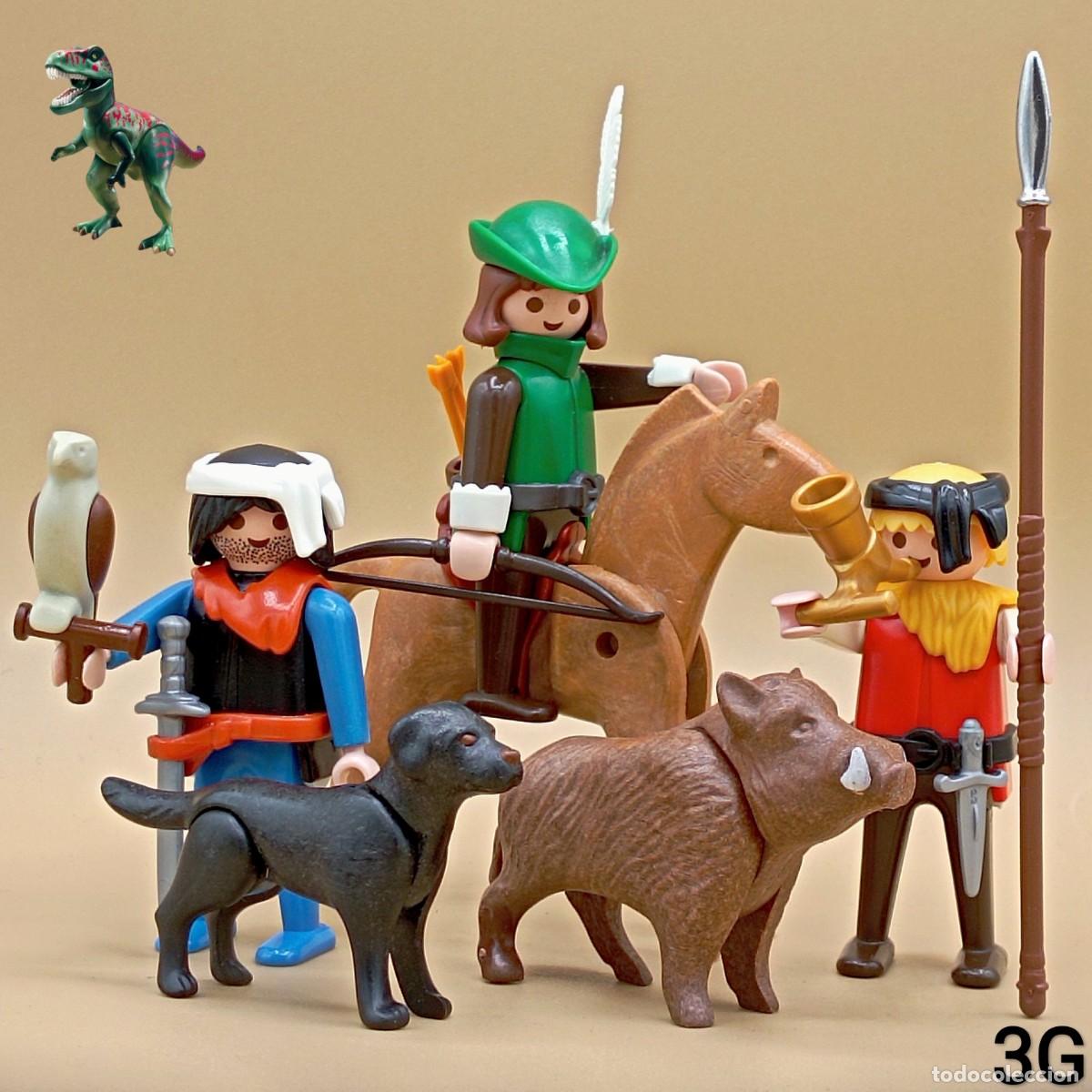 Playmobil: Playmobil partida de caza cazadores caceria arquero robin hood bosque medieval