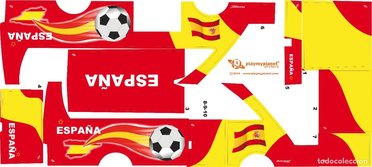 Playmobil: STICKERS F&Uacute;TBOL ESPA&Ntilde;A COMPATIBLES CON PLAYMOBIL&reg; BUS 5106, 5025, 4419, 5603 Y 3169
