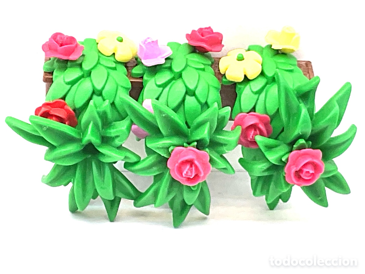 Playmobil: ACCESORIO PLAYMOBIL. MACETERO CON PLANTAS Y FLORES.