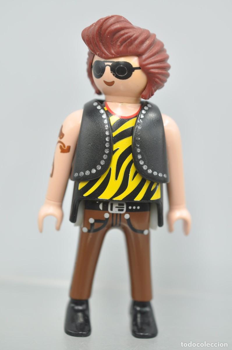 Playmobil: WSK086 Playmobil, figura hombre, rockero