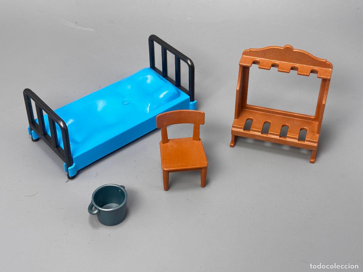 Playmobil: Playmobil lote armero cama silla cubo fuerte oeste