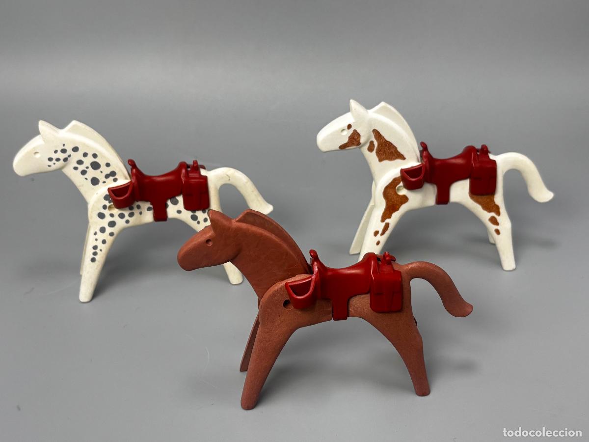 Playmobil: Playmobil 3485 lote caballo con silla de caballer&iacute;a oeste