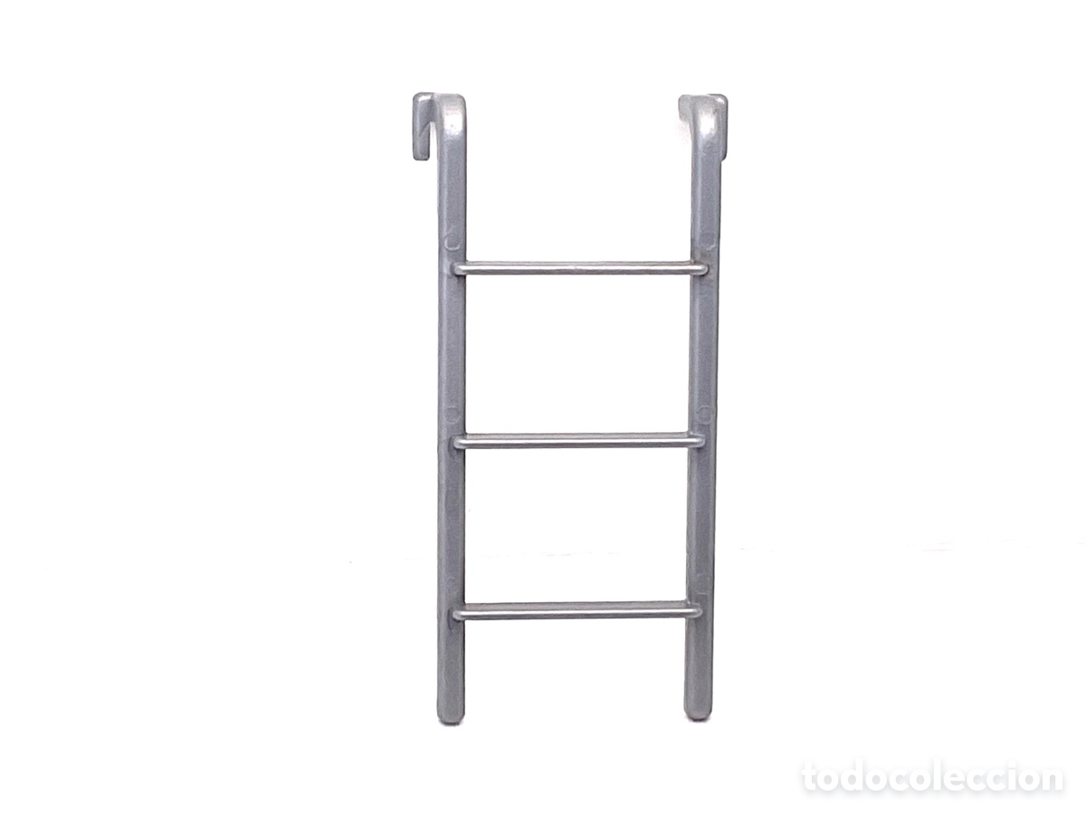 Playmobil: ACCESORIO PLAYMOBIL. ESCALERA COLOR GRIS. REF BARCO, BOMBEROS, ETC