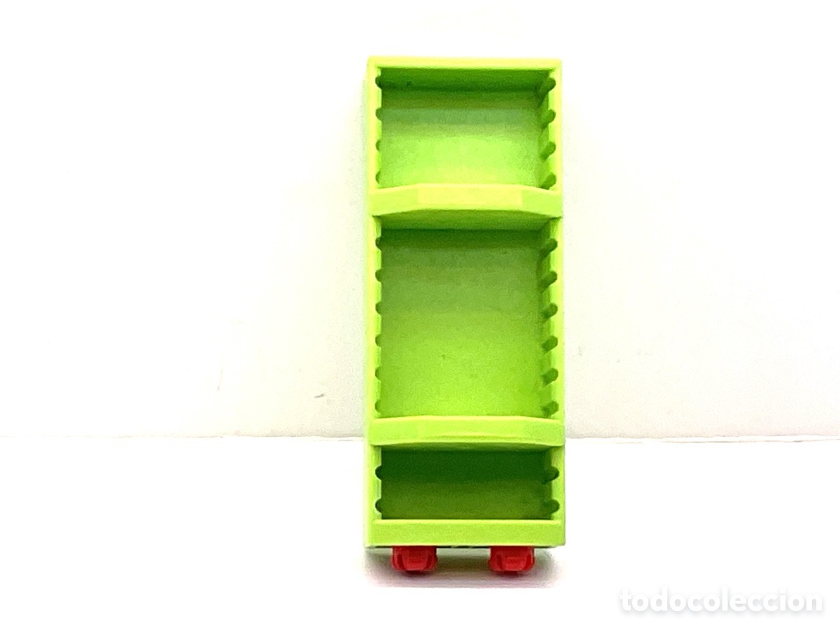 Playmobil: ACCESORIO PLAYMOBIL. MUEBLE CON ESTANTES COLOR VERDE CLARO.