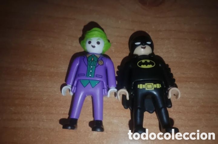 Playmobil: Lote de 2 figuras Kinder Sorpresa DC Comics - Batman y Joker
