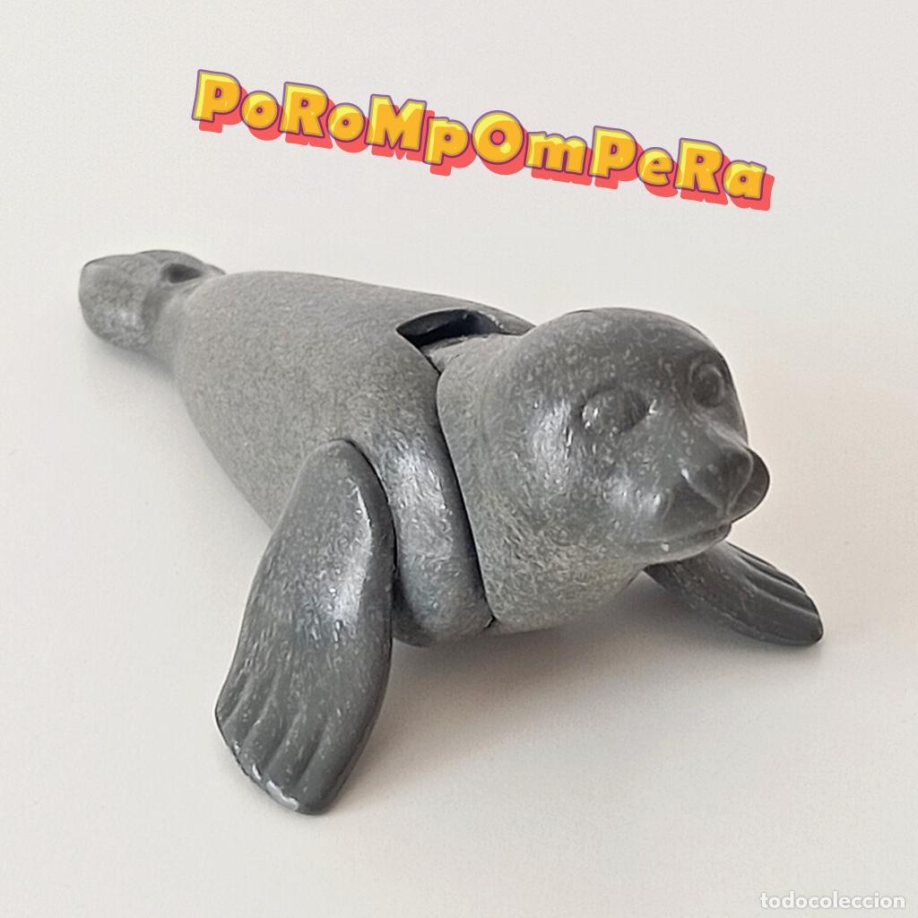 Playmobil: PLAYMOBIL FOCA GRIS SIMILAR 4660 ? ANIMAL MARINO ZOO SUBMARINISTA ESQUIMAL POLAR T8